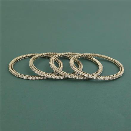 Antique Delicate Bangles With Mehndi Plating