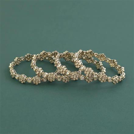 Antique Classic Bangles With Mehndi Plating