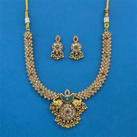 Antique Classic Necklace With Gold Plating