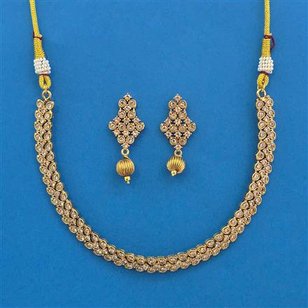 Antique Classic Necklace With Gold Plating