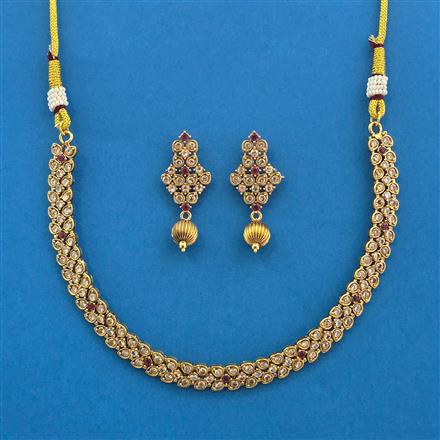 Antique Classic Necklace With Gold Plating