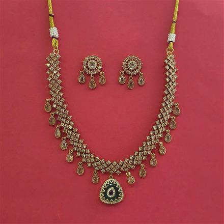 Antique Classic Necklace With Gold Plating