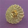 Antique Adjustable Ring With Gold Plating