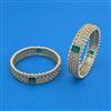 Antique Moti Bangles With Mehndi Plating