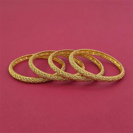 Antique Delicate Bangles With Gold Plating