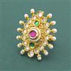 Antique Adjustable Ring With Gold Plating