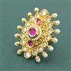 Antique Adjustable Ring With Gold Plating