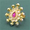 Antique Adjustable Ring With Gold Plating