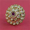 Antique Pearl Ring With Gold Plating