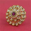 Antique Pearl Ring With Gold Plating