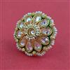 Antique Moti Ring With Gold Plating