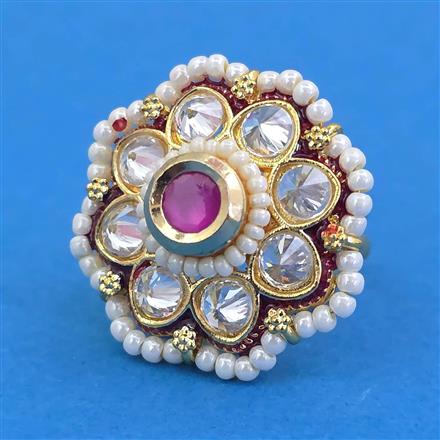Antique Adjustable Ring With Gold Plating