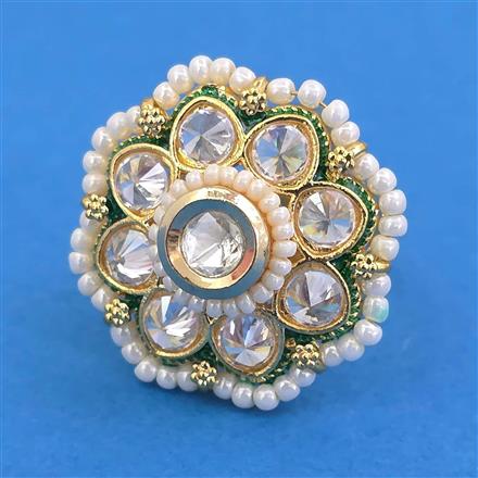 Antique Adjustable Ring With Gold Plating