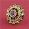 Antique Moti Ring With Gold Plating