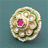 Antique Adjustable Ring With Gold Plating