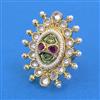 Antique Adjustable Ring With Gold Plating