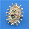 Antique Adjustable Ring With Gold Plating