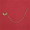 Antique Pearl Nose Ring With Gold Plating