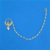 Antique Moti Nose Ring With Gold Plating