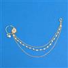 Antique Moti Nose Ring With Gold Plating