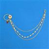 Antique Moti Nose Ring With Gold Plating