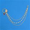 Antique Moti Nose Ring With Gold Plating