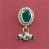 Antique Pearl Nose Ring With Gold Plating