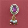 Antique Pearl Nose Ring With Gold Plating
