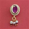 Antique Pearl Nose Ring With Gold Plating