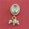 Antique Pearl Nose Ring With Gold Plating
