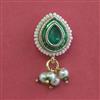 Antique Pearl Nose Ring With Gold Plating