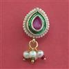 Antique Pearl Nose Ring With Gold Plating