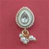Antique Pearl Nose Ring With Gold Plating