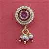 Antique Moti Nose Ring With Gold Plating