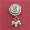 Antique Moti Nose Ring With Gold Plating