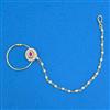 Antique Moti Nose Ring With Gold Plating