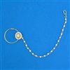 Antique Moti Nose Ring With Gold Plating