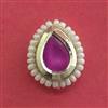 Antique Pearl Nose Ring With Gold Plating
