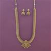 Antique South Indian Necklace With Matte Gold Plating