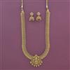 Antique South Indian Necklace With Matte Gold Plating