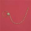 Antique Pearl Nose Ring With Gold Plating
