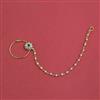 Antique Pearl Nose Ring With Gold Plating