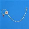 Antique Moti Nose Ring With Gold Plating