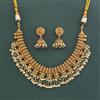 Antique Classic Necklace With Matte Gold Plating