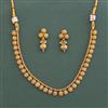 Antique Plain Gold Necklace With Gold Plating