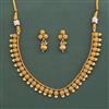 Antique Plain Gold Necklace With Gold Plating