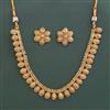 Antique Plain Gold Necklace With Gold Plating