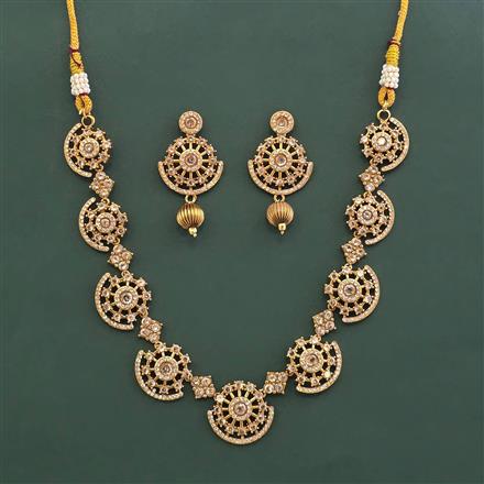 Antique Classic Necklace With Gold Plating