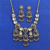 Antique Heritage Necklace With Mehndi Plating