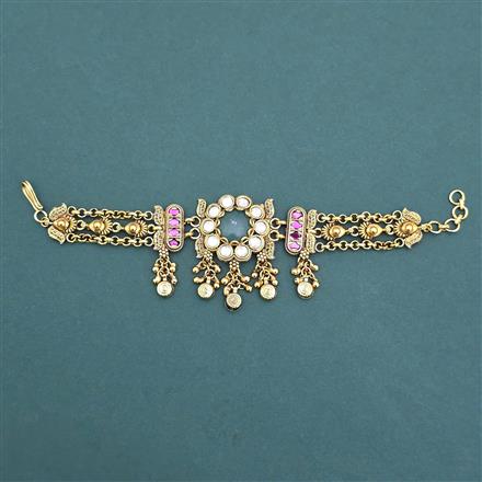 Antique Heritage Bracelet With Matte Gold Plating